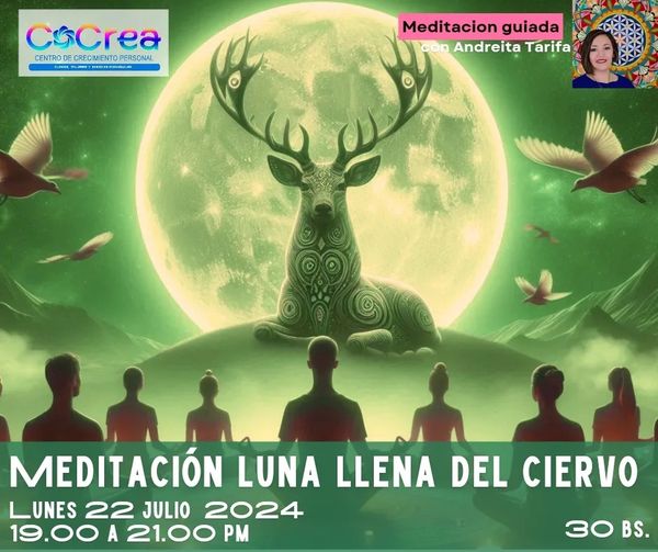 Meditación especial de la luna llena del ciervo en Capricornio.