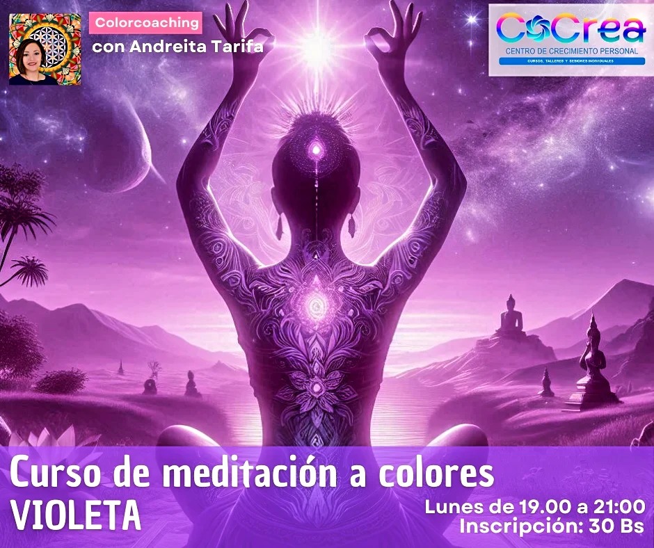 Curso Mensual de Meditación a Colores: VIOLETA