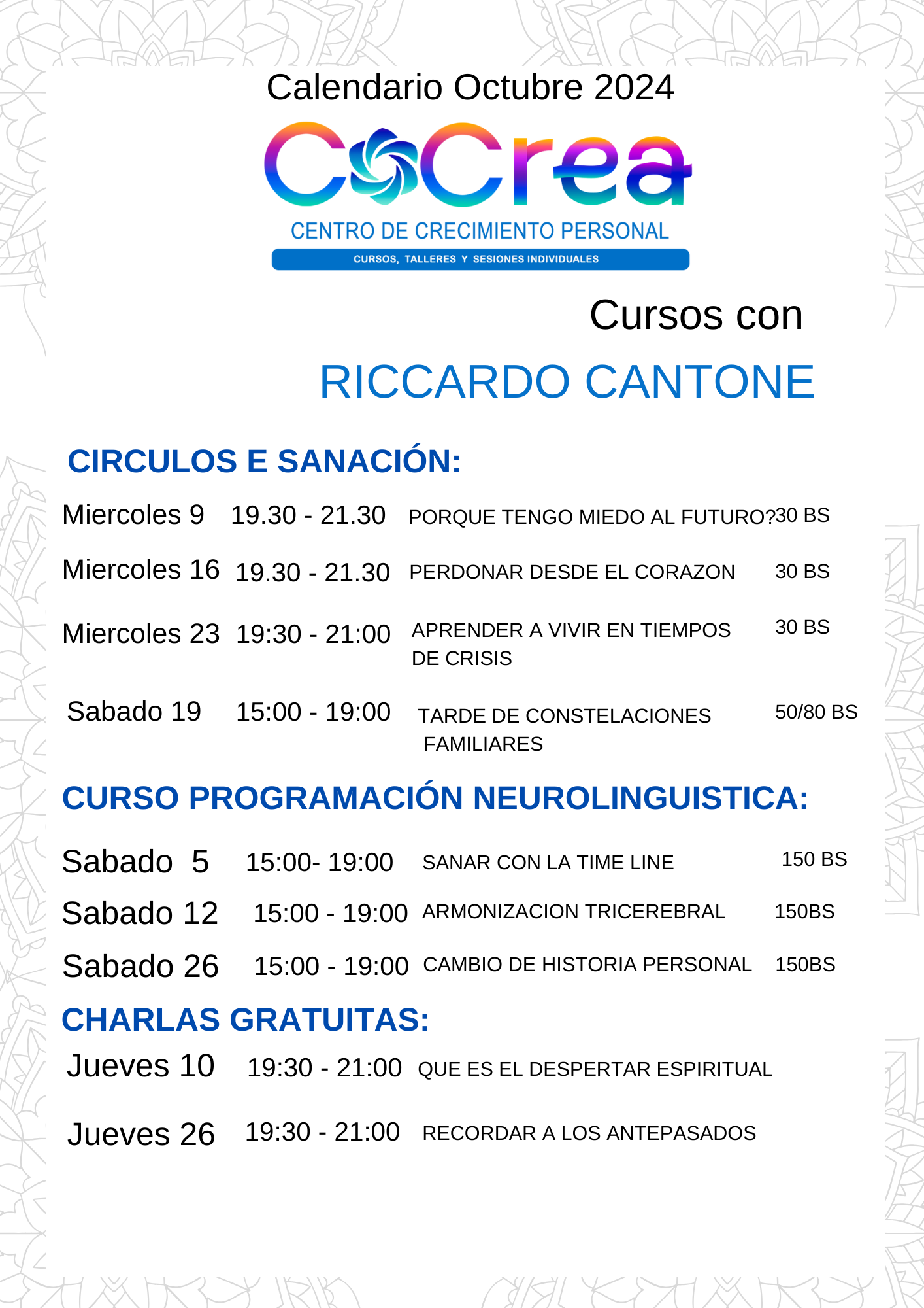 Programa Octubre