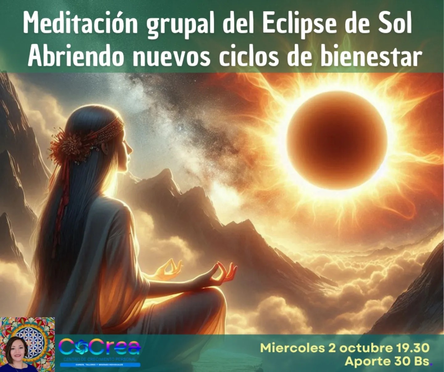 Meditación Grupal: Eclipse de Sol Anillo de Fuego