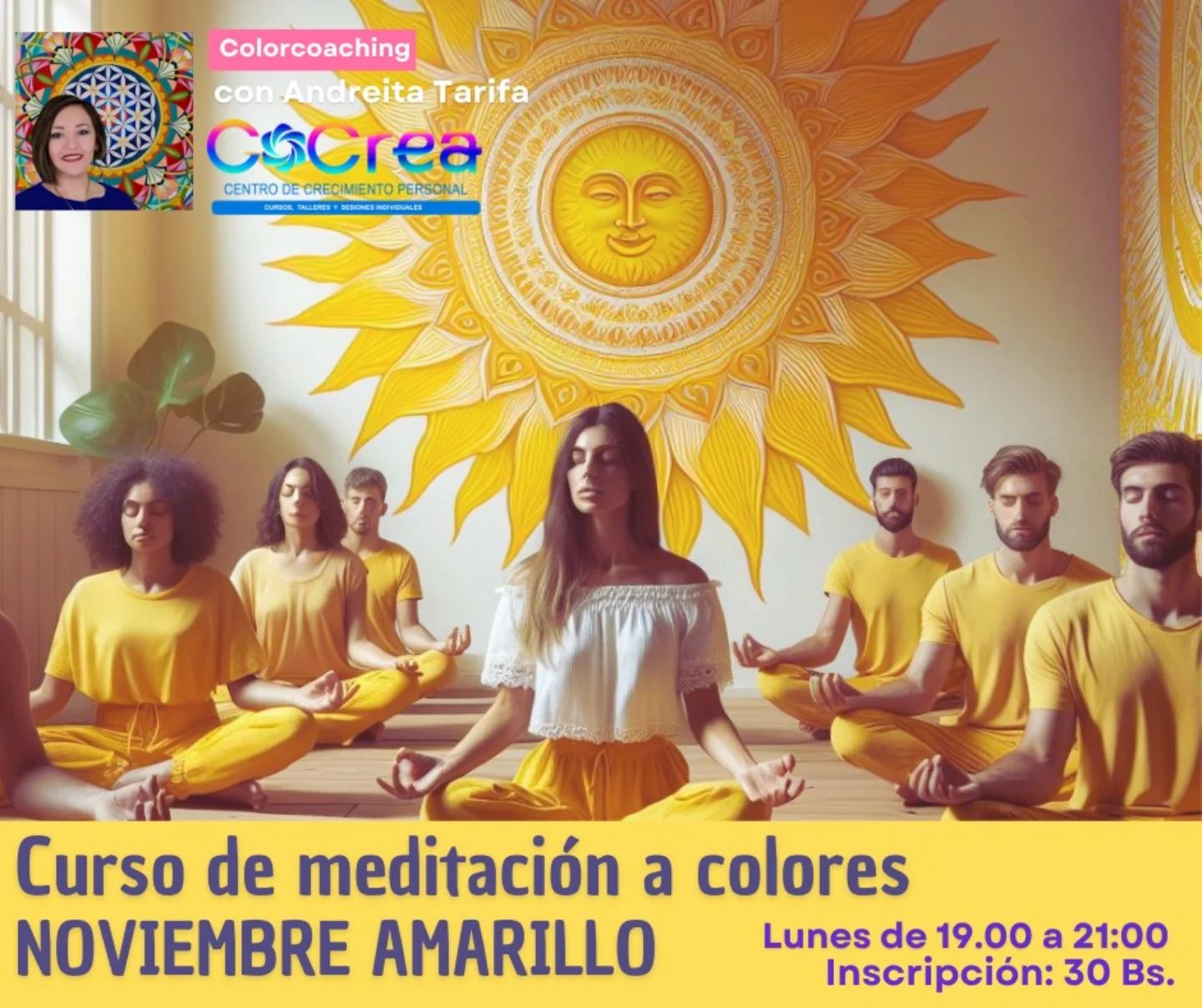 Curso de Meditación a Colores – El Poder del Amarillo