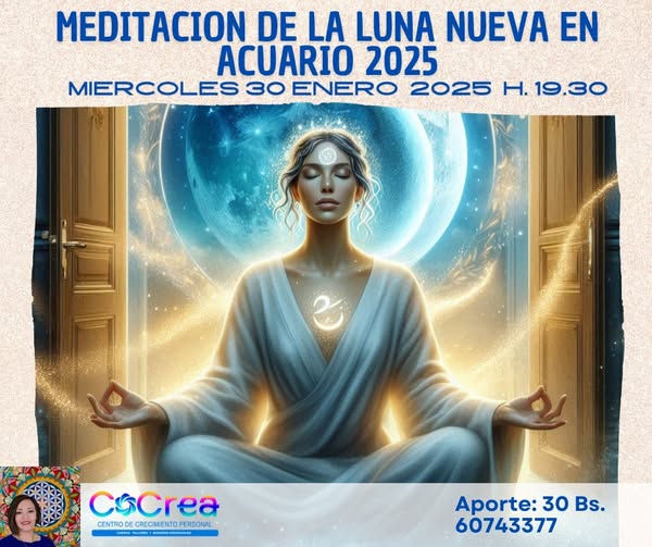 Meditación de Luna Nueva en Acuario y Año Nuevo Chino