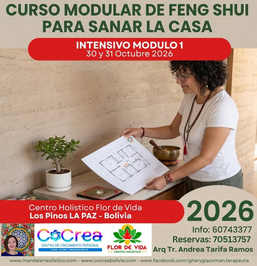 CURSO DE FENG SHUI PARA SANAR LA CASA (Intensivo Nivel 1)